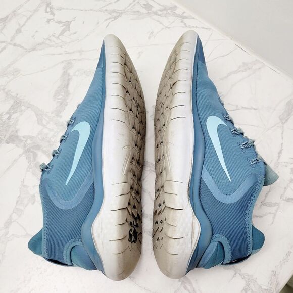 Nike Blue & White Running Shoes Size: 9.5 US - Picture 7 of 10